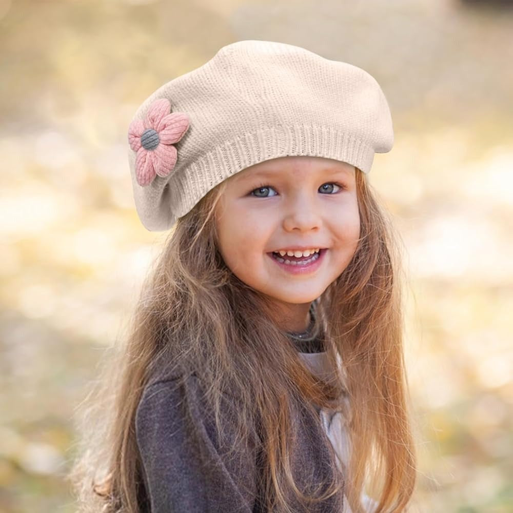 Flower Beret Hat