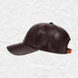 Brown Leather Cap