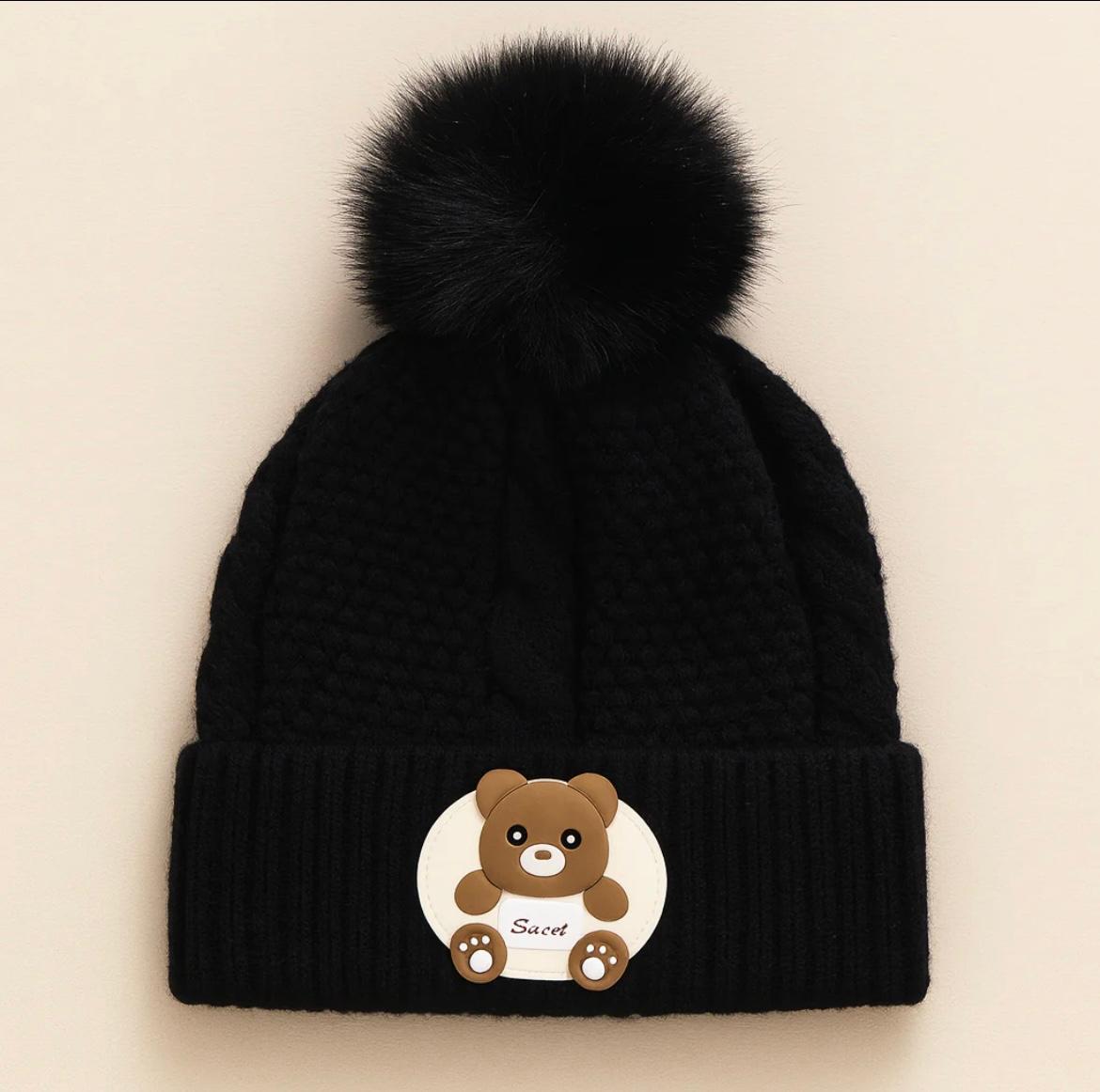 Baby Woolen Cap Bear