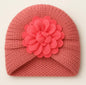 Baby Turban Knitted Woolen Cap Flower